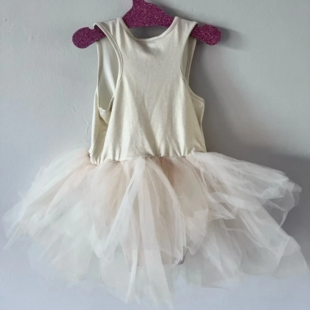 Authentic iloveplum Metallic B.A.E. Tutu Dress - Goldie NWT 6Y